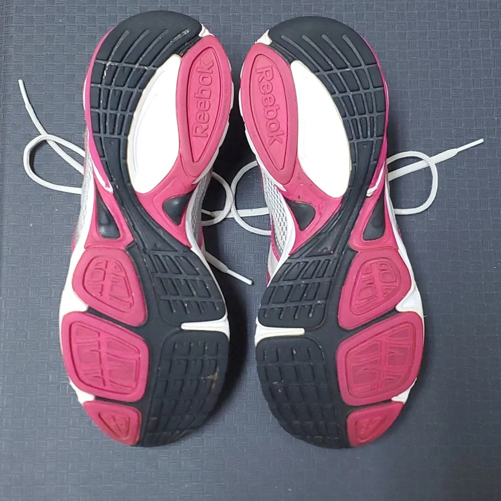 **SOLD**Reebok Running Shoes DMX Ride Pink Grey White Size 9 (EUC) - Picture 4 of 10